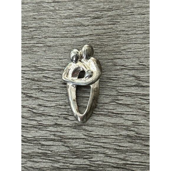 Vintage Sterling Family Of 3 Pendant. - Picture 1 of 3